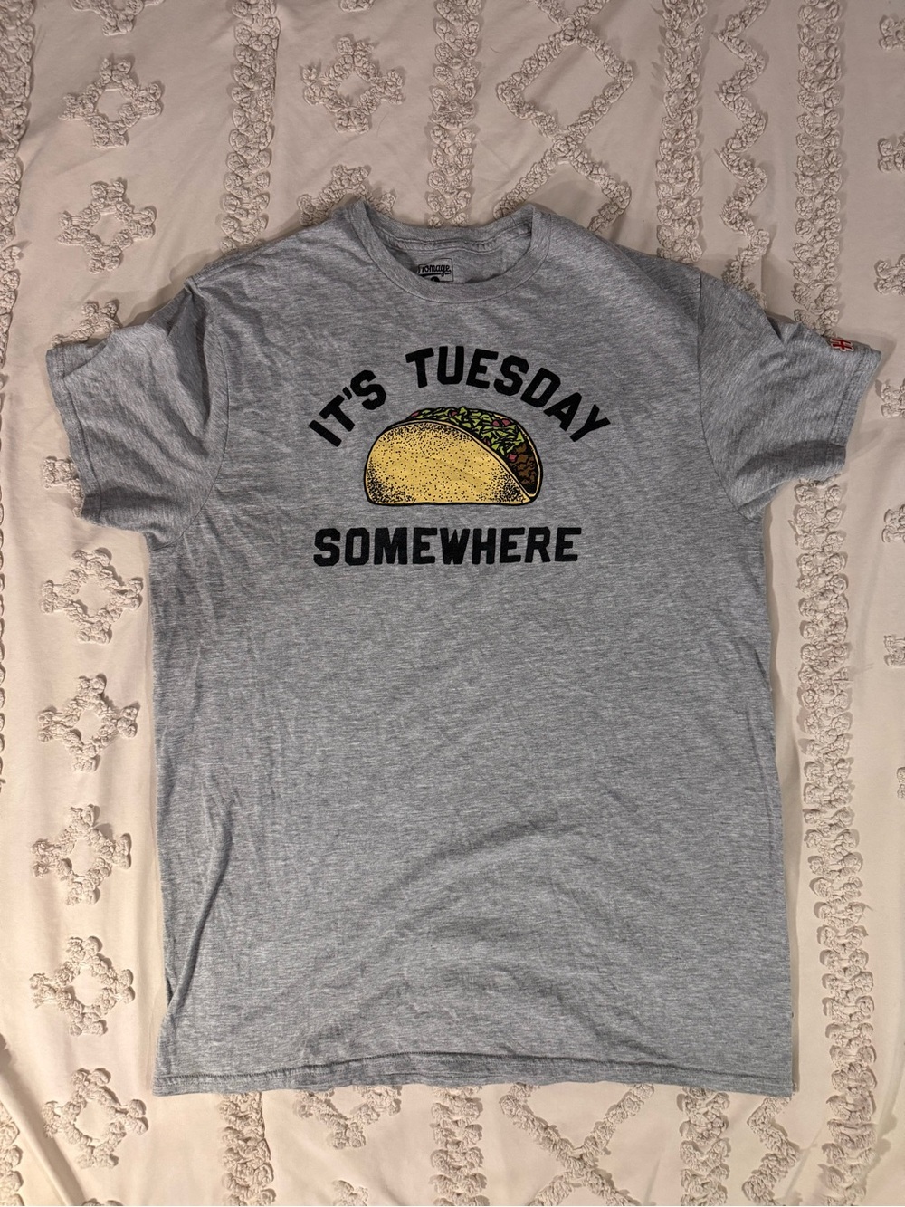 HOMAGE Gray Taco Graphic Tee